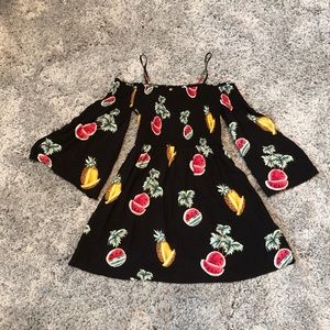 FOREVER 21 WATERMELON AND PINEAPPLE DRESS